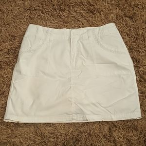 St John's Bay White Skort